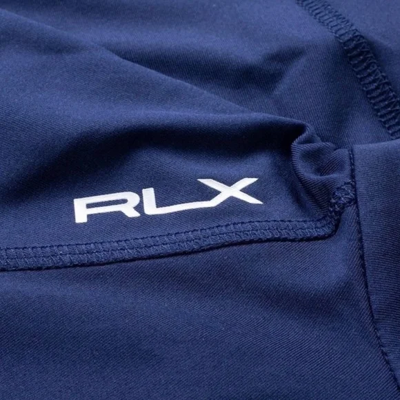 NWT NEW Ralph Lauren RLX Golf Jersey Quarter-Zip Pullover NAVY BLUE - Picture 6 of 11